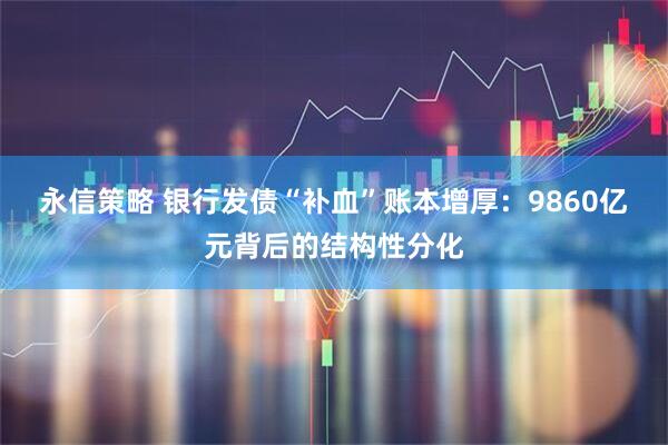 永信策略 银行发债“补血”账本增厚：9860亿元背后的结构性分化